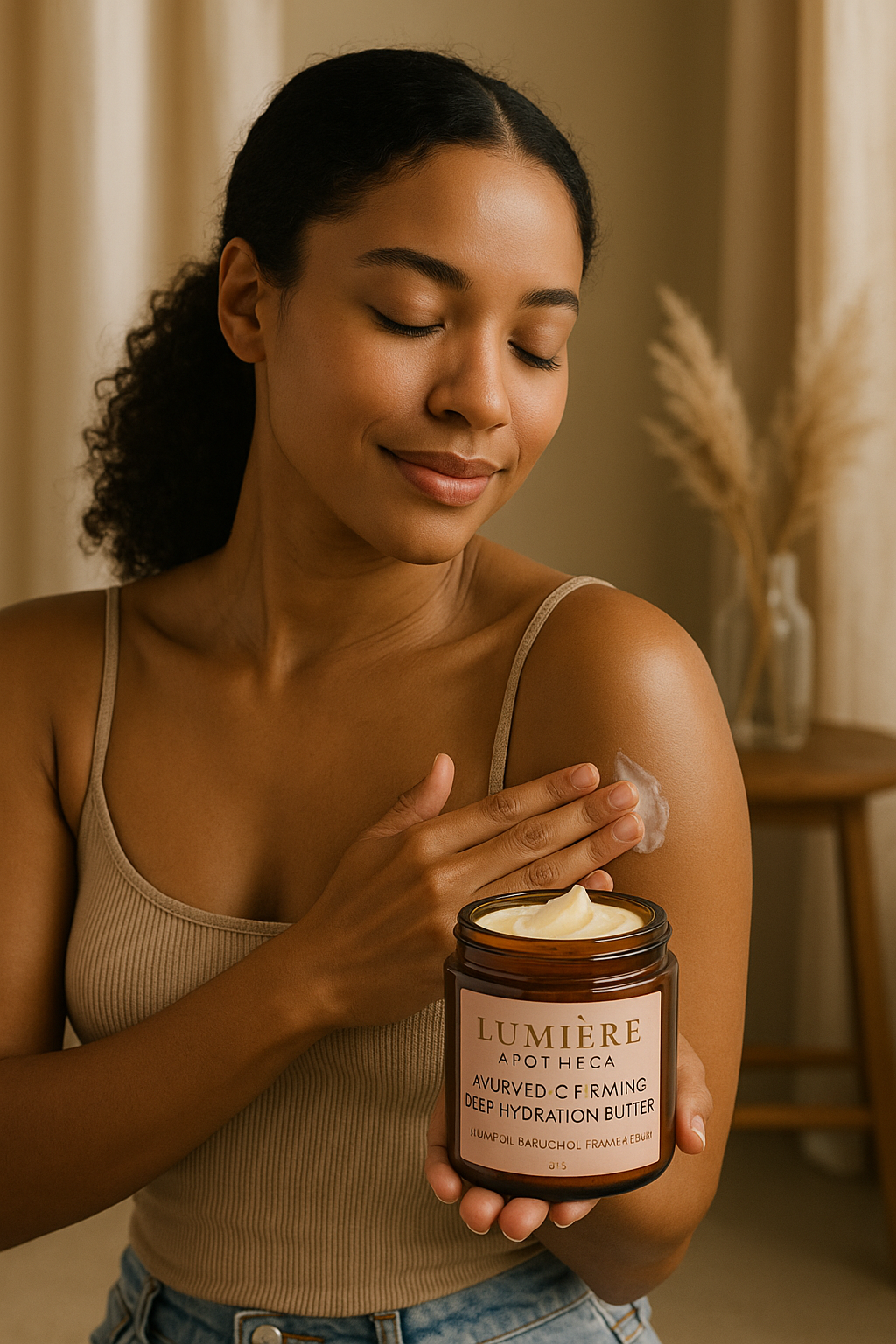 LIMITED TIME 10 OZ Lumière Apotheca Ayurvedic Firming Deep Hydration Body Butter – Organic Bakuchiol & Frankincense Skincare for Anti-Aging & Radiant Skin