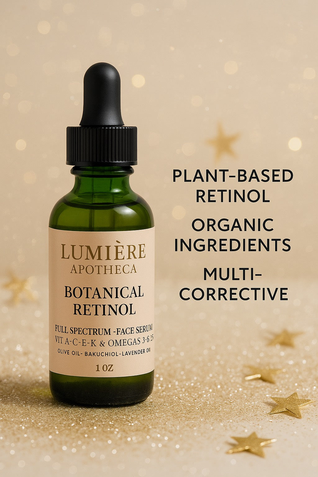 LUMIERE APOTHECA *LIMITED EDITION *PRE-BLACK FRIDAY SALE TRIO GIFT SET*BOTANICAL RETINOL ANTI-AGING FACE SERUM~BOTANICAL RETINOL FULL BODY SERUM~AYURVEDIC DEEP HYDRATION FACE AND BODY BUTTER