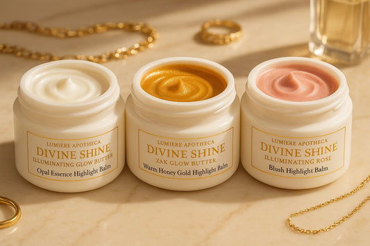 Divine Shine Highlighter Butter Trio- Organic makeup