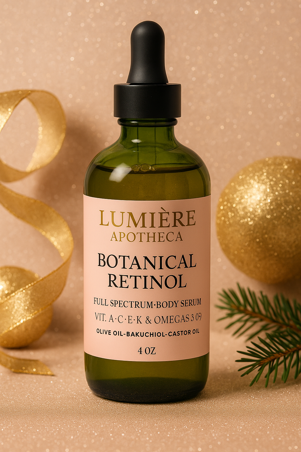 LUMIERE APOTHECA *LIMITED EDITION *PRE-BLACK FRIDAY SALE TRIO GIFT SET*BOTANICAL RETINOL ANTI-AGING FACE SERUM~BOTANICAL RETINOL FULL BODY SERUM~AYURVEDIC DEEP HYDRATION FACE AND BODY BUTTER