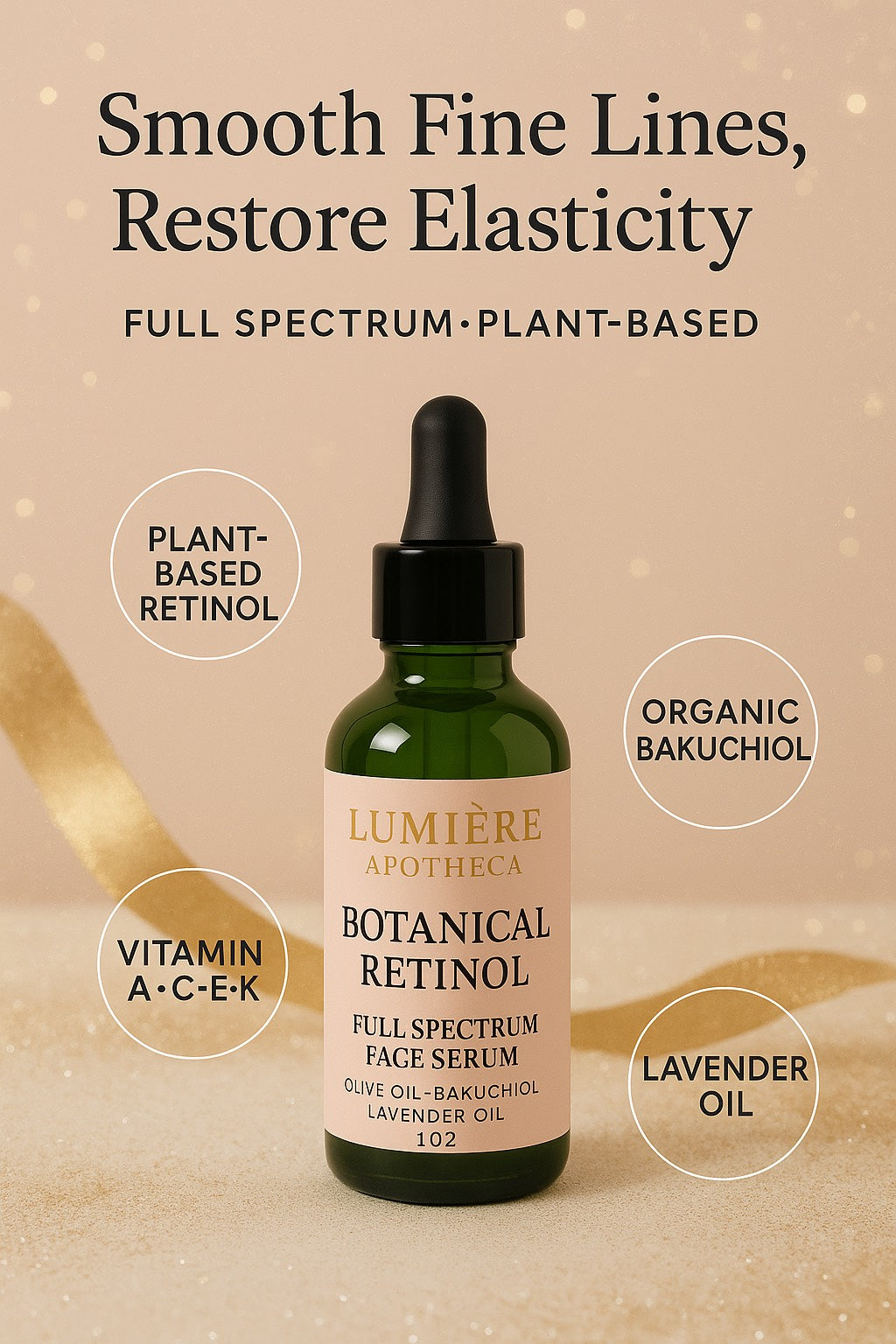 LUMIERE APOTHECA *LIMITED EDITION *PRE-BLACK FRIDAY SALE TRIO GIFT SET*BOTANICAL RETINOL ANTI-AGING FACE SERUM~BOTANICAL RETINOL FULL BODY SERUM~AYURVEDIC DEEP HYDRATION FACE AND BODY BUTTER