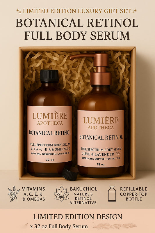 LIMITED EDITION LUXURY GIFT SET – BOTANICAL RETINOL FULL BODY SERUM ✨